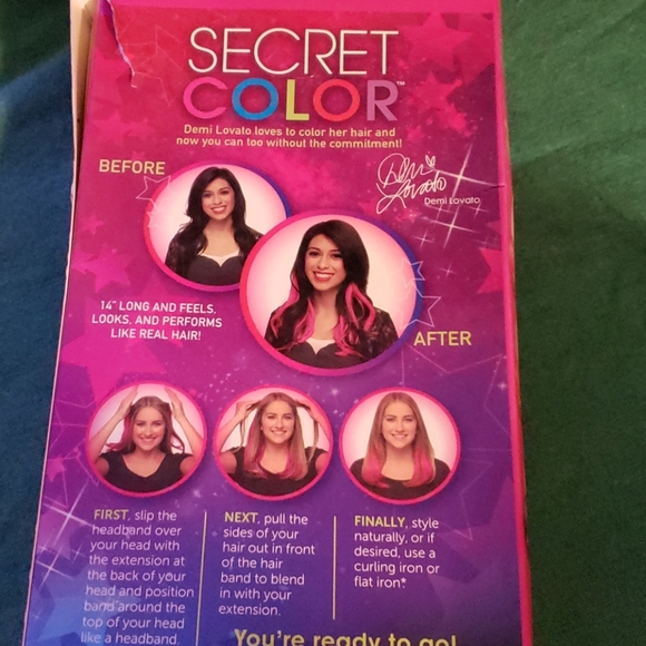 Lot of 2 secret color headband hair extensions - Picture 5 of 6